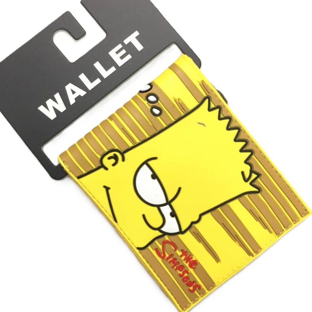 Bart Simpson The Simpsons Yellow Embossed Bifold Wallet